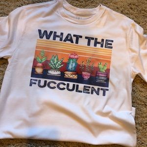 NEW What The Fucculent t-shirt